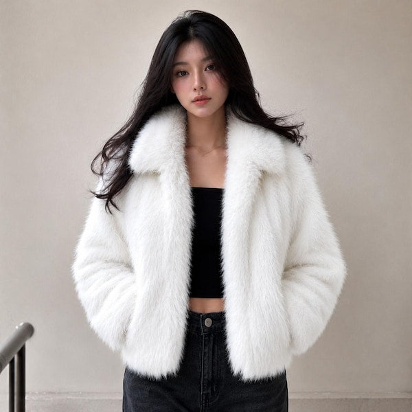 Soft teddy winter coat