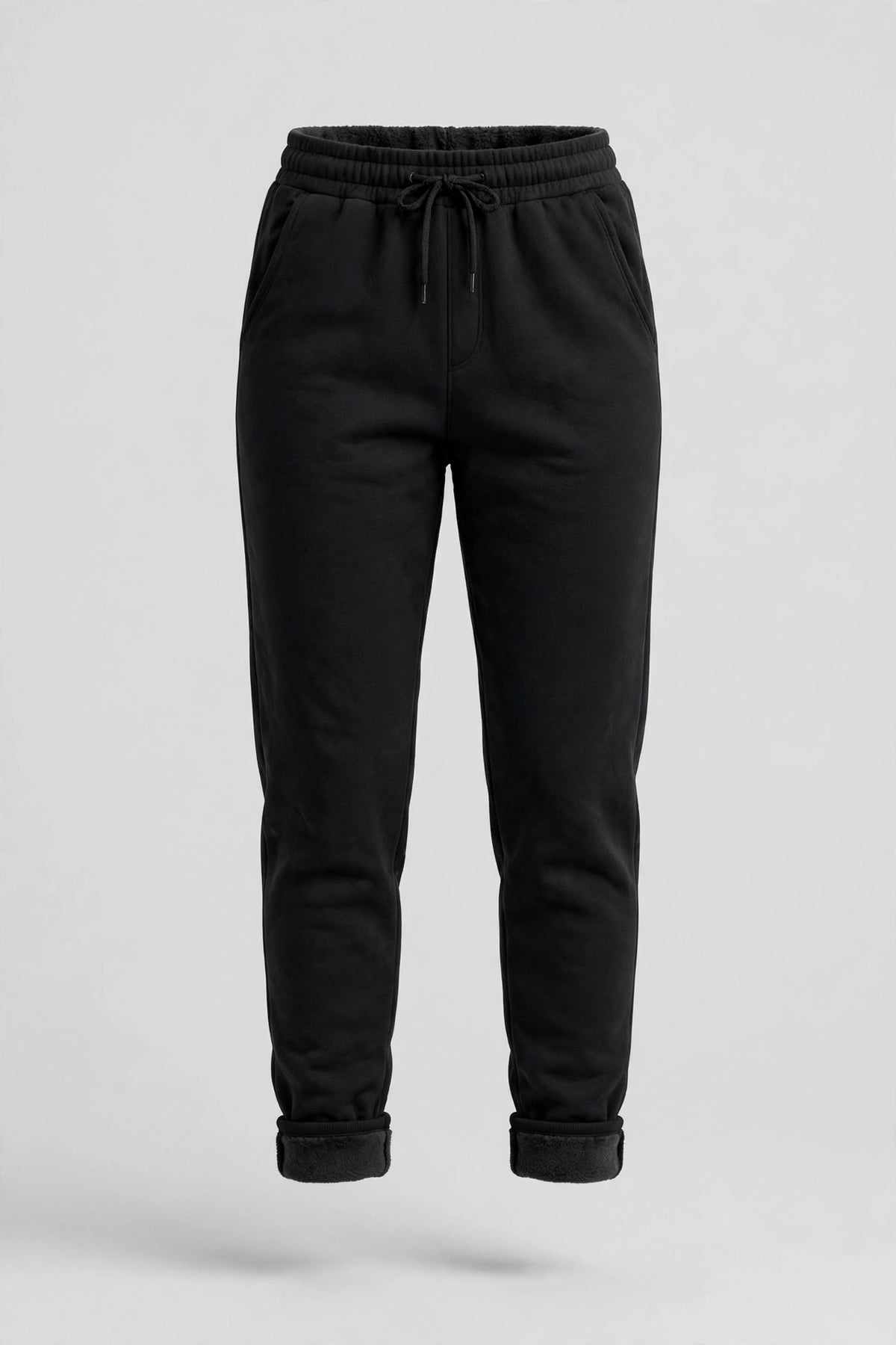 Womens Fleece-Lined Thermal Joggers - Warm Winter Sweatpants