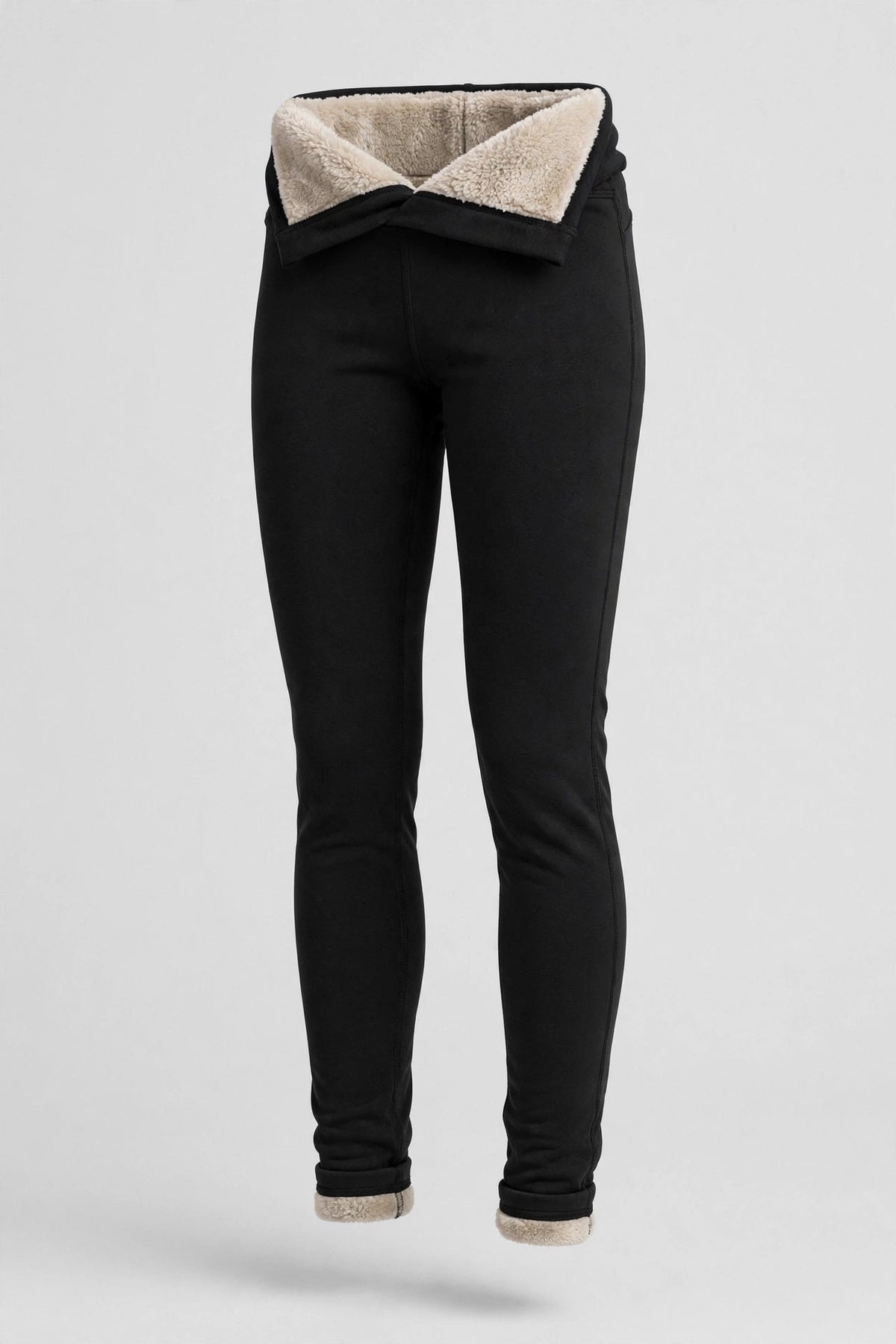 Womens Fleece-Lined Thermal Leggings - Warm Winter Tights