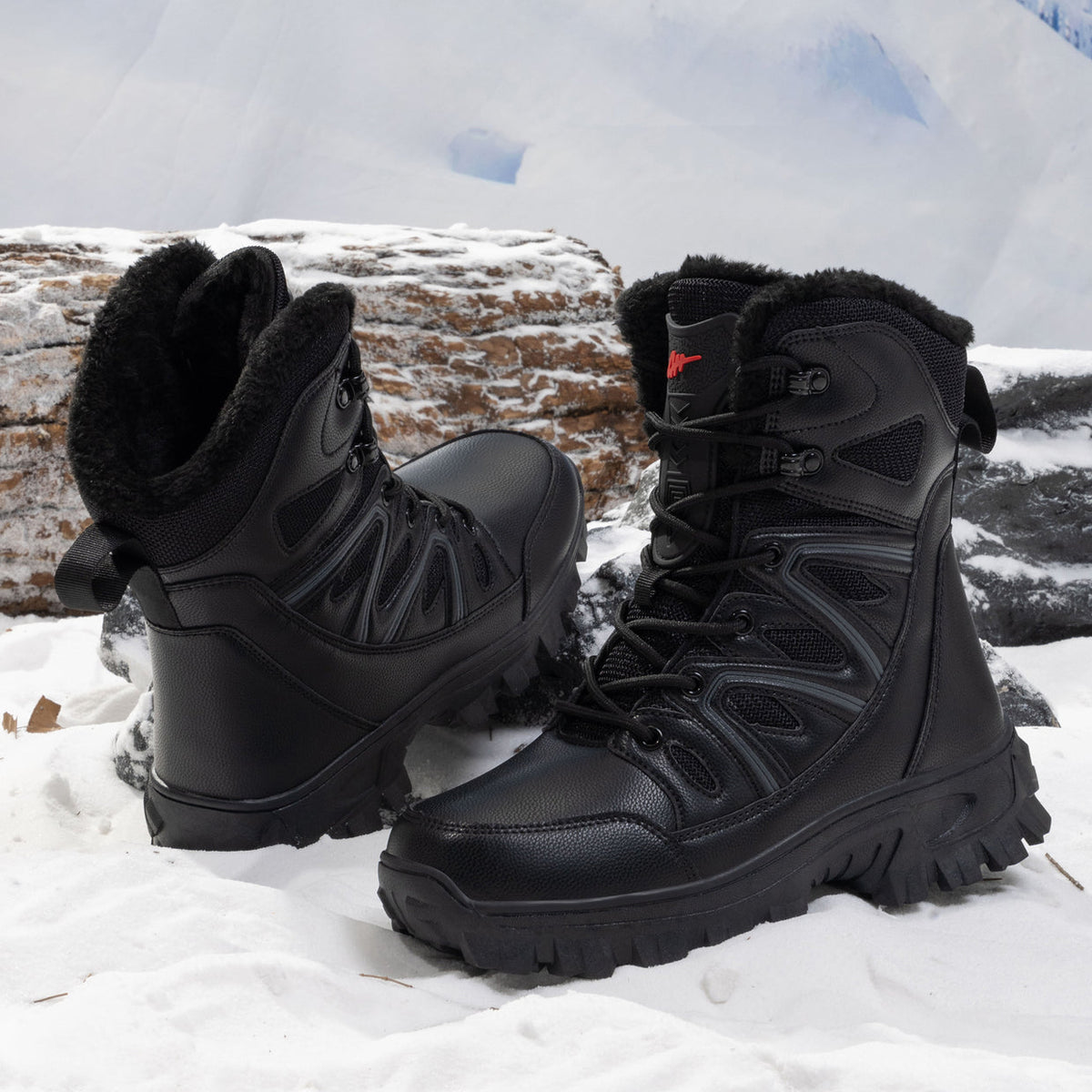 Men's Waterproof Insulated Winter Snow Boots - photo 3