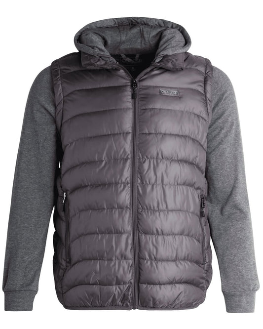 Men's Lightweight Quilted Puffer Jacket with Hood - Warm Winter Coat - photo 1