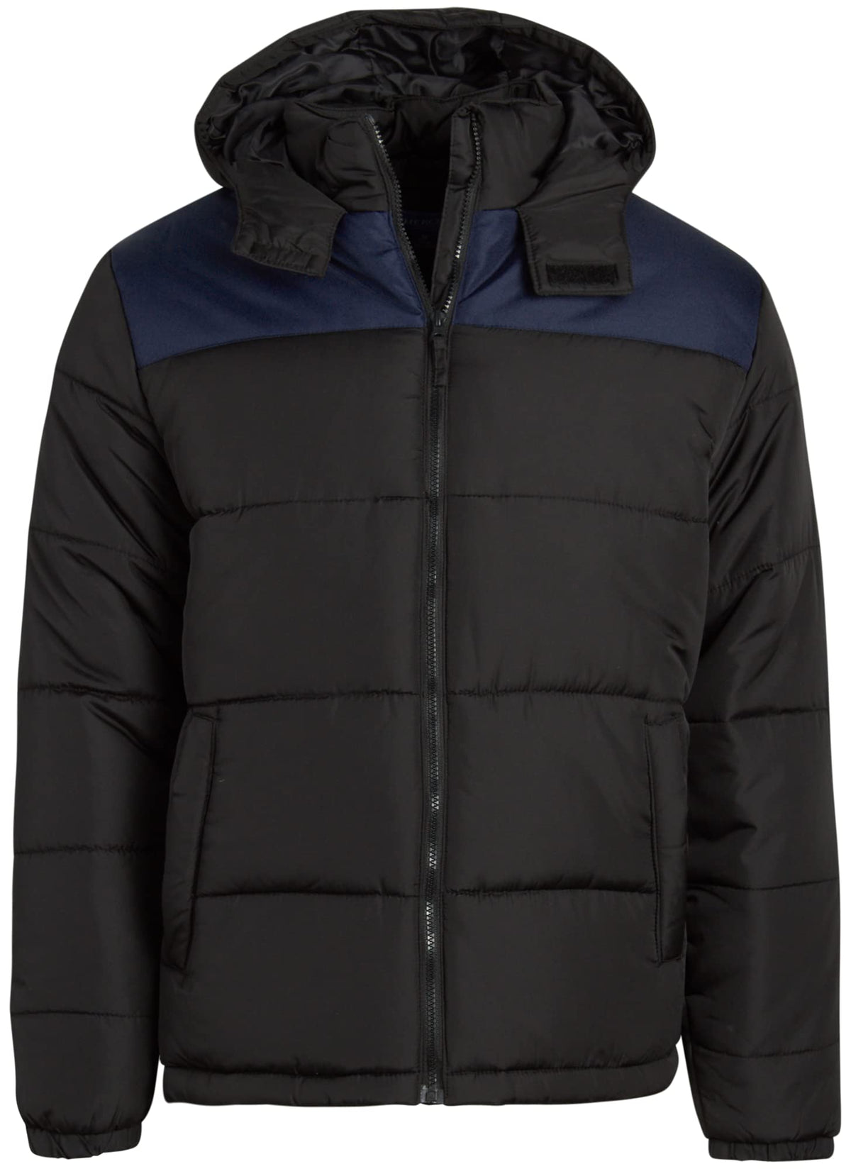 Men's Lightweight Quilted Puffer Jacket with Hood - Warm Winter Coat - photo 3