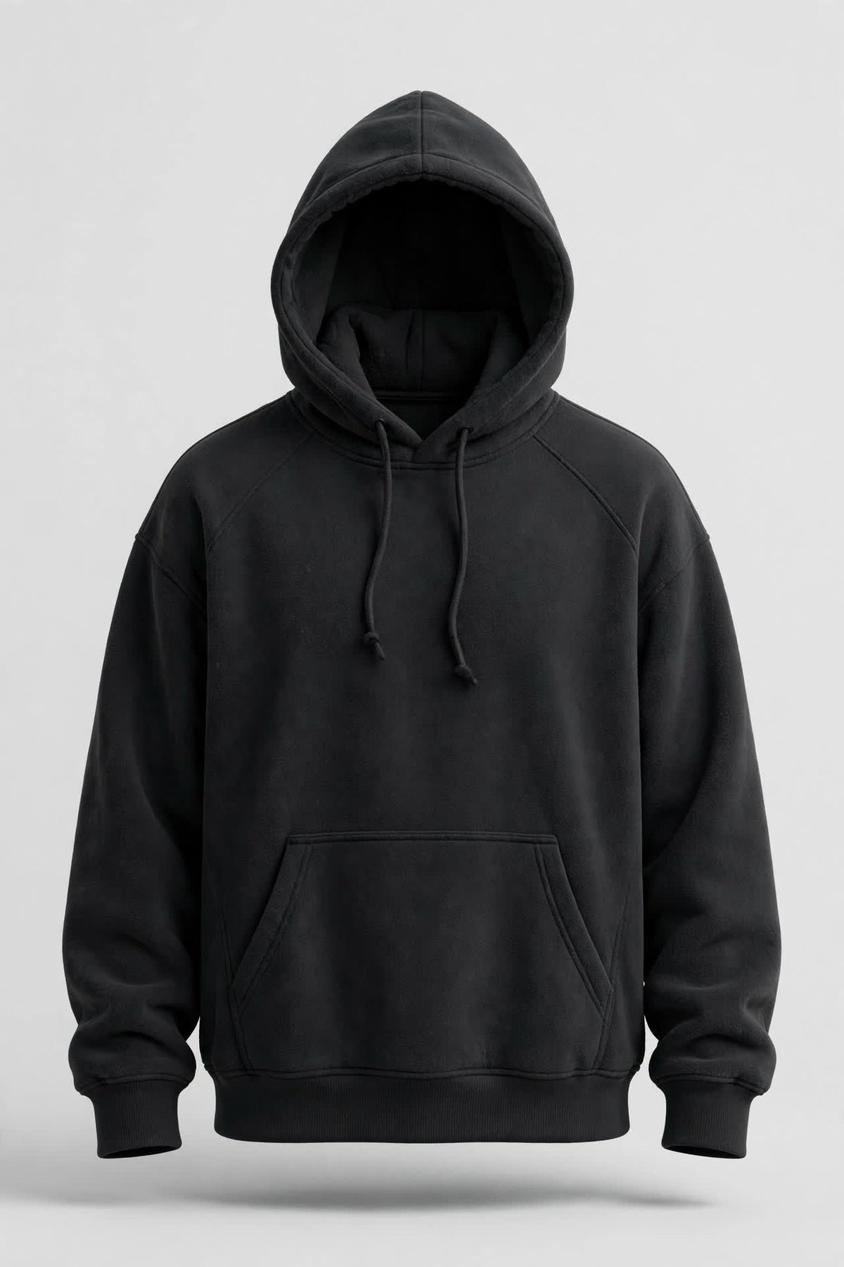 Men's Oversized Fleece Hoodie - Cozy Winter Pullover