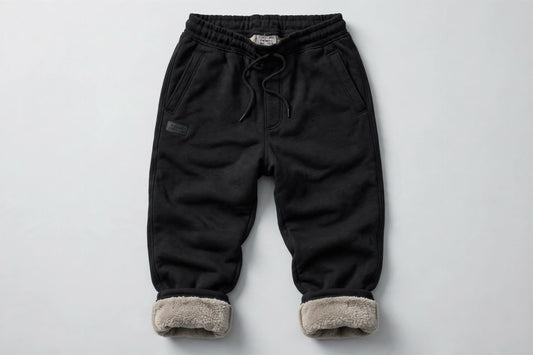 Men's Fleece-Lined Thermal Joggers - Warm Winter Sweatpants